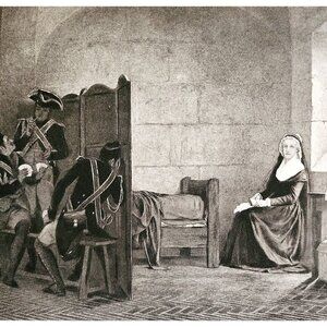 Marie Antoinette Incarcerated Photogravure Victorian 1894 Theophile Gide DWT1